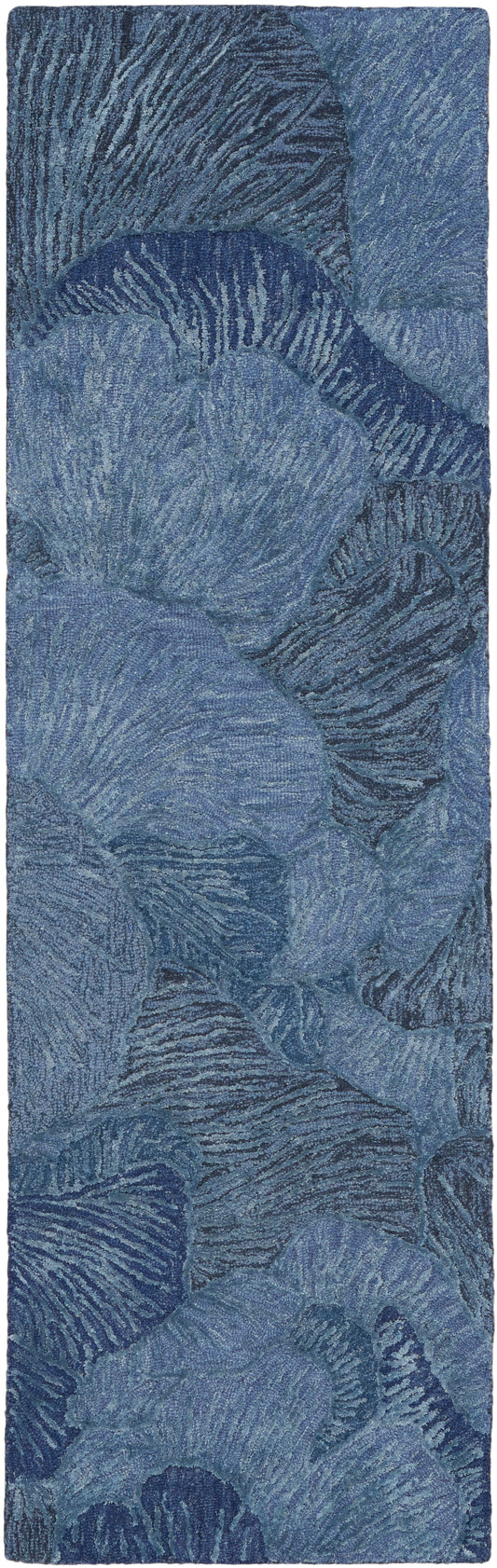 Nourison Avra AVR01 Blue Runner Rug - Love-Rugs