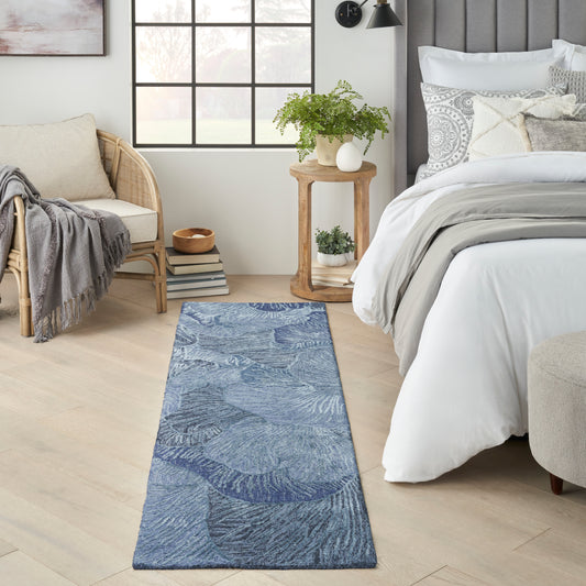 Nourison Avra AVR01 Blue Runner Rug - Love-Rugs alternate image
