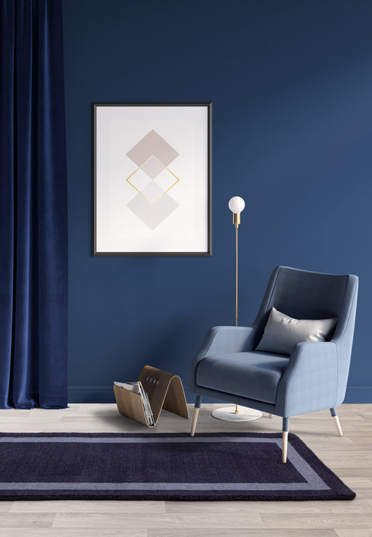 Albi Navy Rug - Love-Rugs