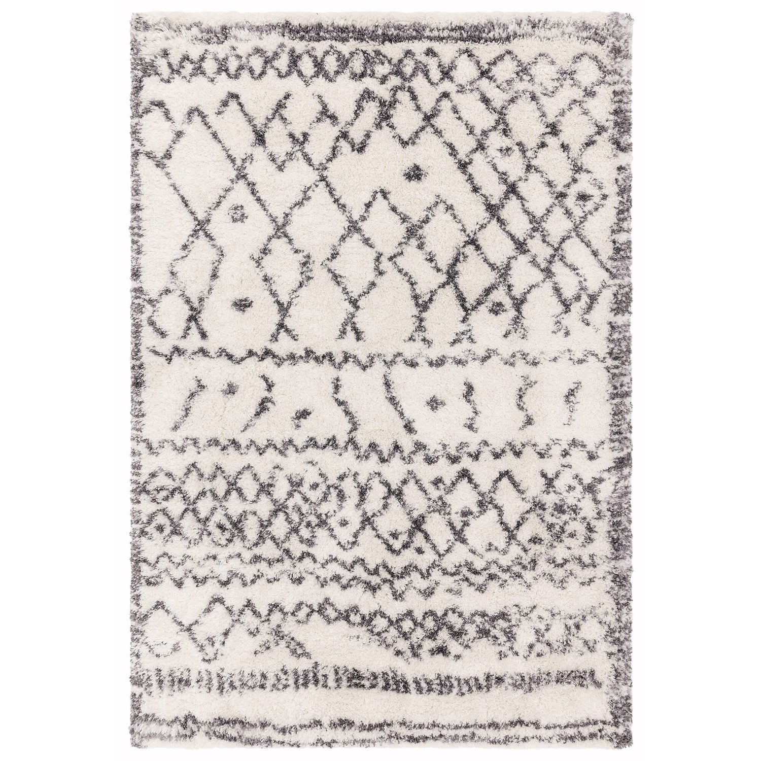 Alto AL04 Cream Grey Rug - Love-Rugs