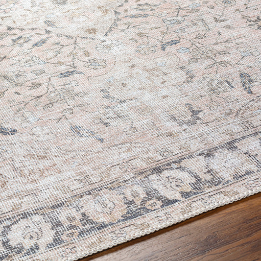 Amelie Machine Washable Traditional Boho Blush AML2386 Rug - Love-Rugs alternate image