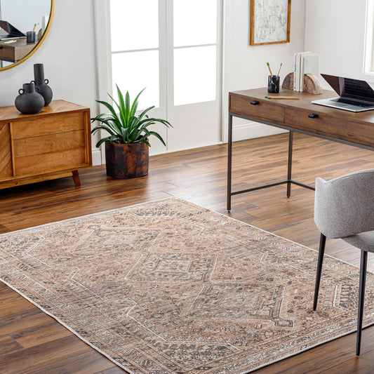 Amelie Machine Washable Traditional Boho Cider AML2384 Rug - Love-Rugs alternate image