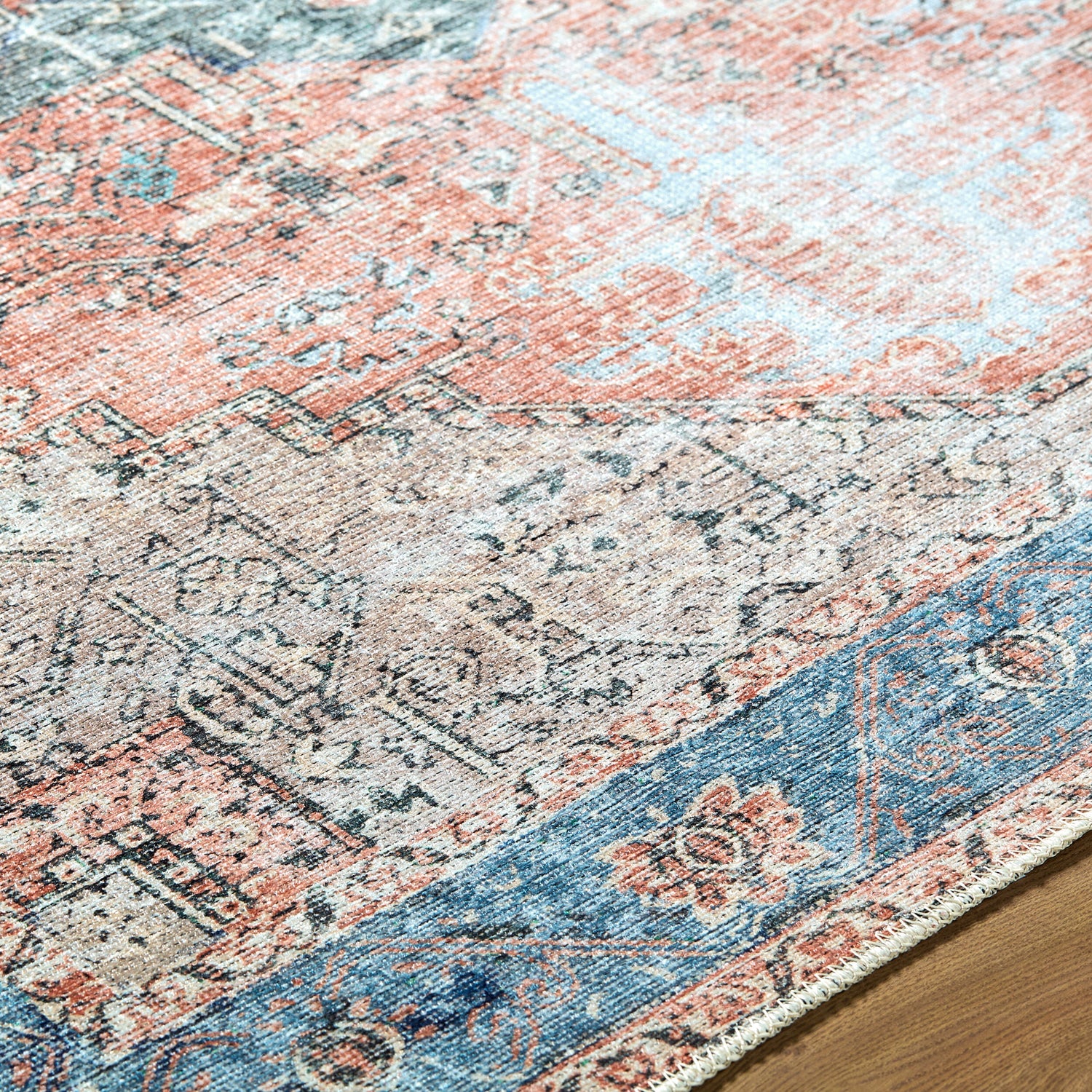 Amelie Machine Washable Vintage AML2309 Rug - Love-Rugs