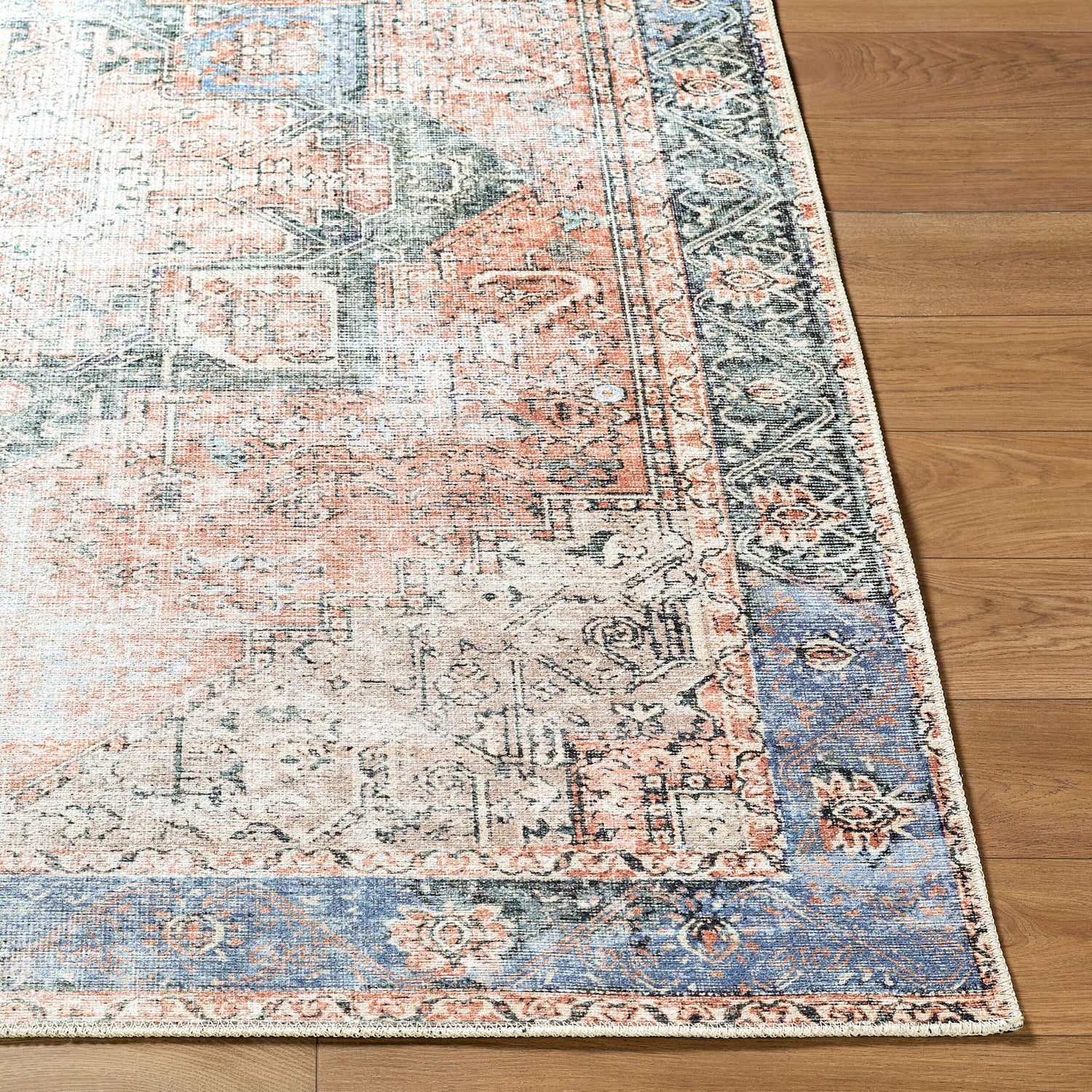 Amelie Machine Washable Vintage AML2309 Rug - Love-Rugs