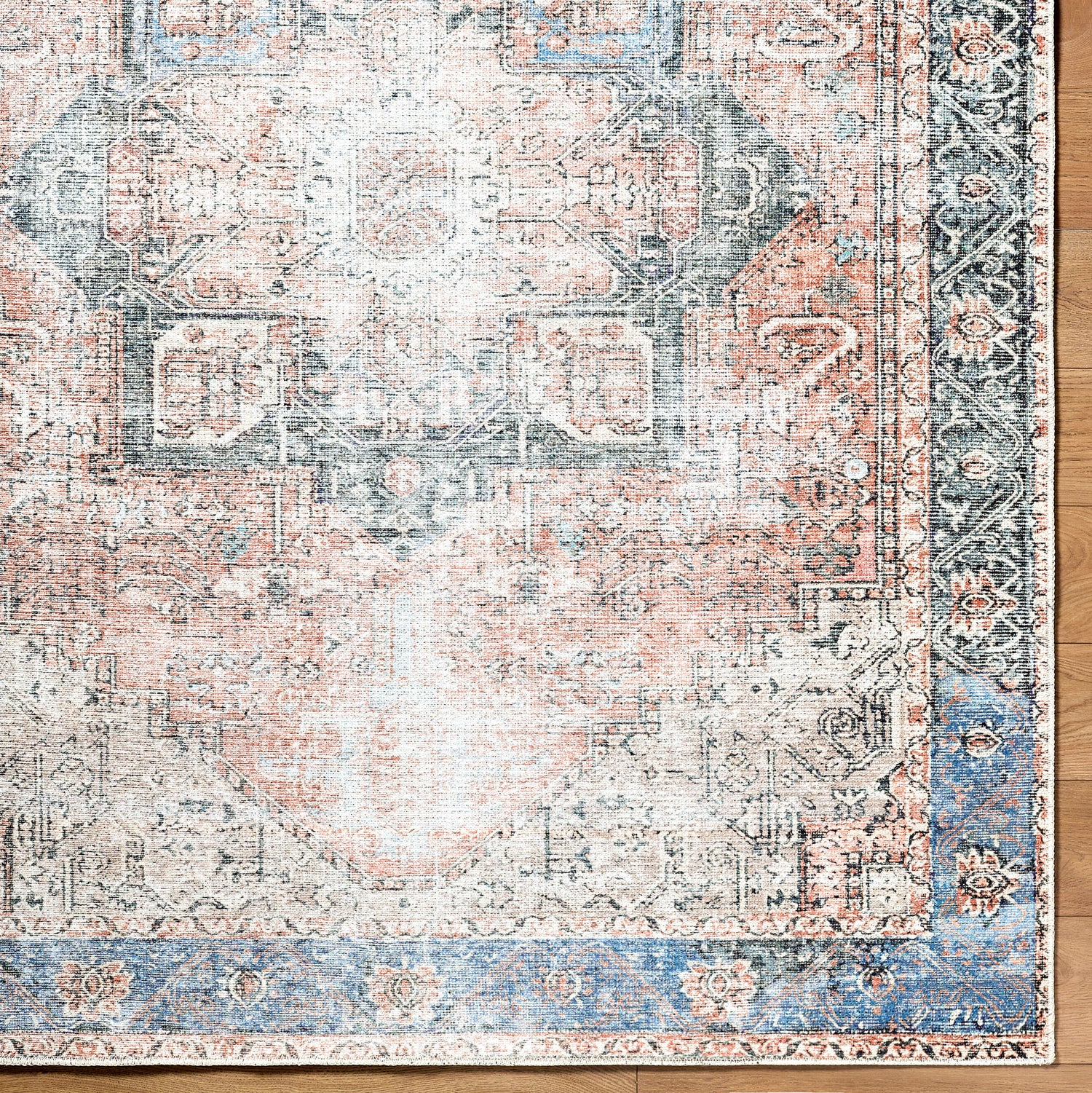 Amelie Machine Washable Vintage AML2309 Rug - Love-Rugs