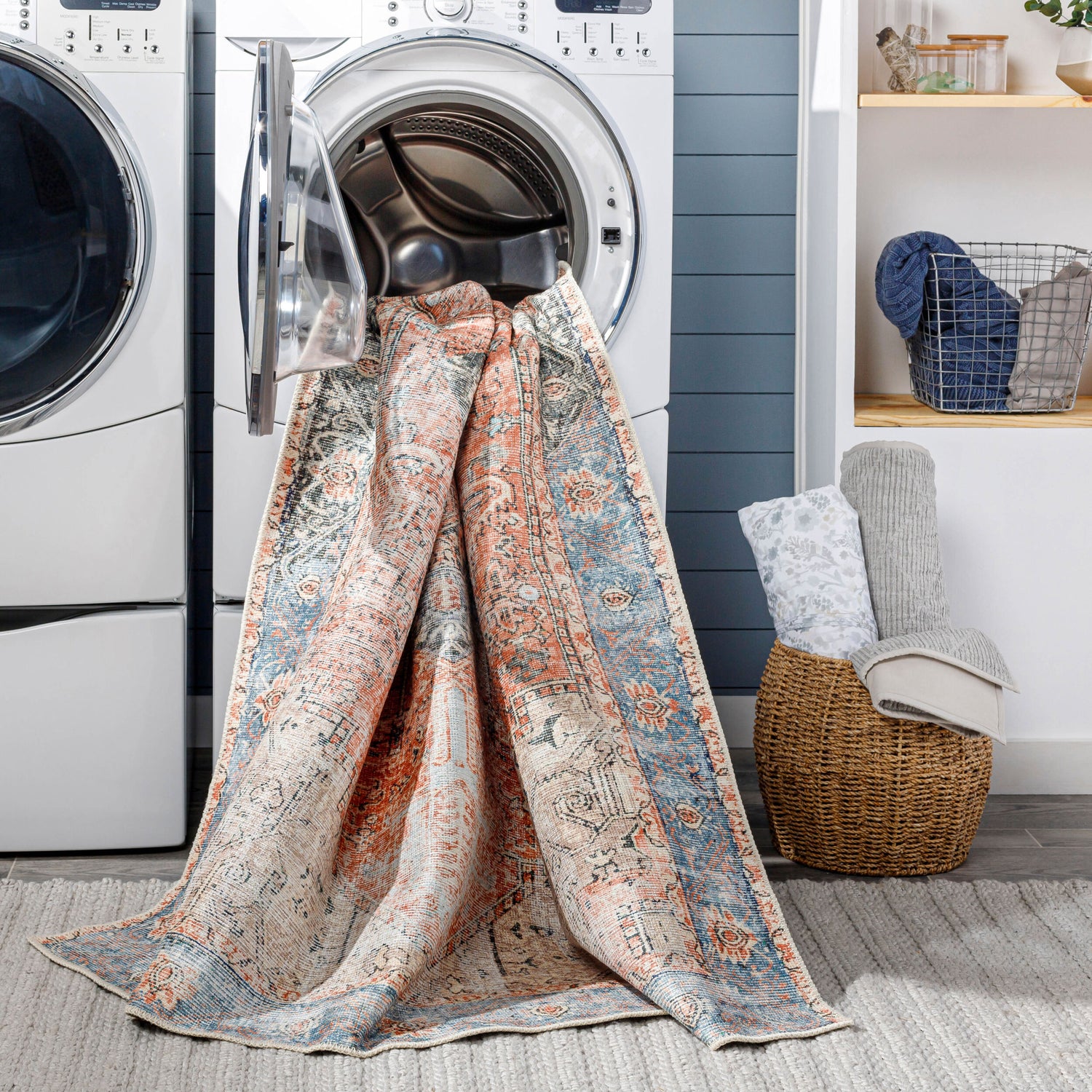 Amelie Machine Washable Vintage AML2309 Rug - Love-Rugs
