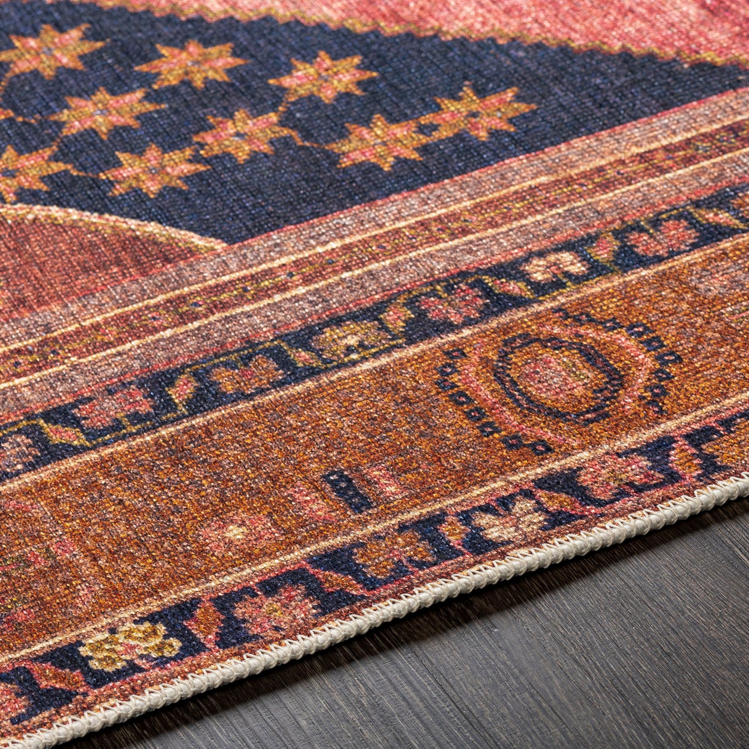 Amelie Machine Washable Vintage AML2347 Rug - Love-Rugs