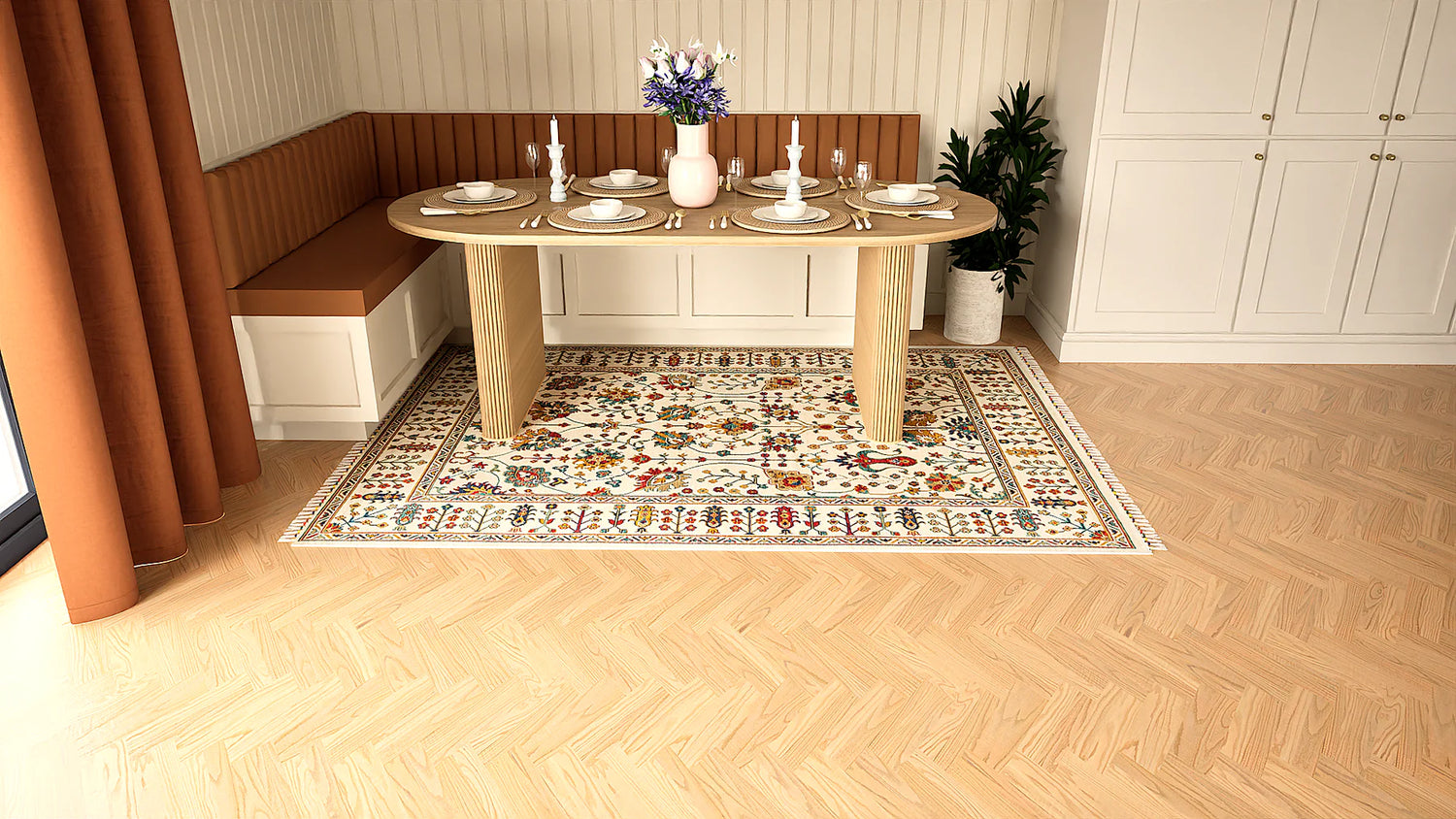 Amiri Sultani Ivory Rug - Love-Rugs
