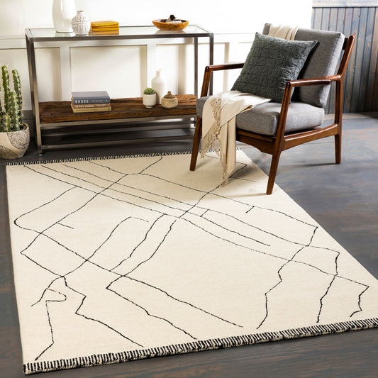 Arsenal Valley Hand-Tufted Global Wool Cream ARL2304 Rug - Love-Rugs alternate image