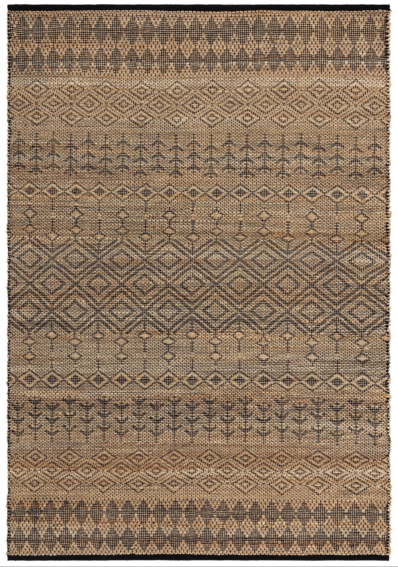 Asher Black Rug - Love-Rugs