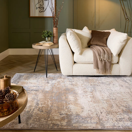 Aura Cosimo Distressed (With Fringe) Rug - Love-Rugs alternate image