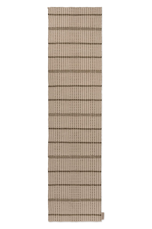 Zona Olive Stitch Outdoor 495707 Runner Rug - Love-Rugs
