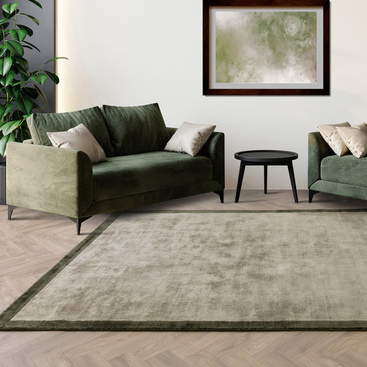 Blade Border Sage / Olive Rug alternate image