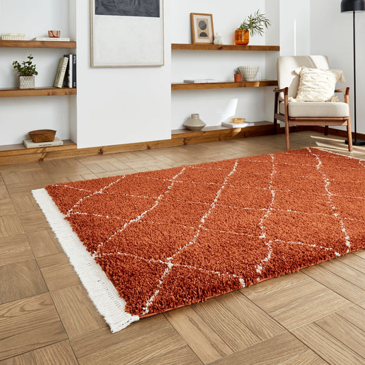 Boho 5413 Rust Rug alternate image
