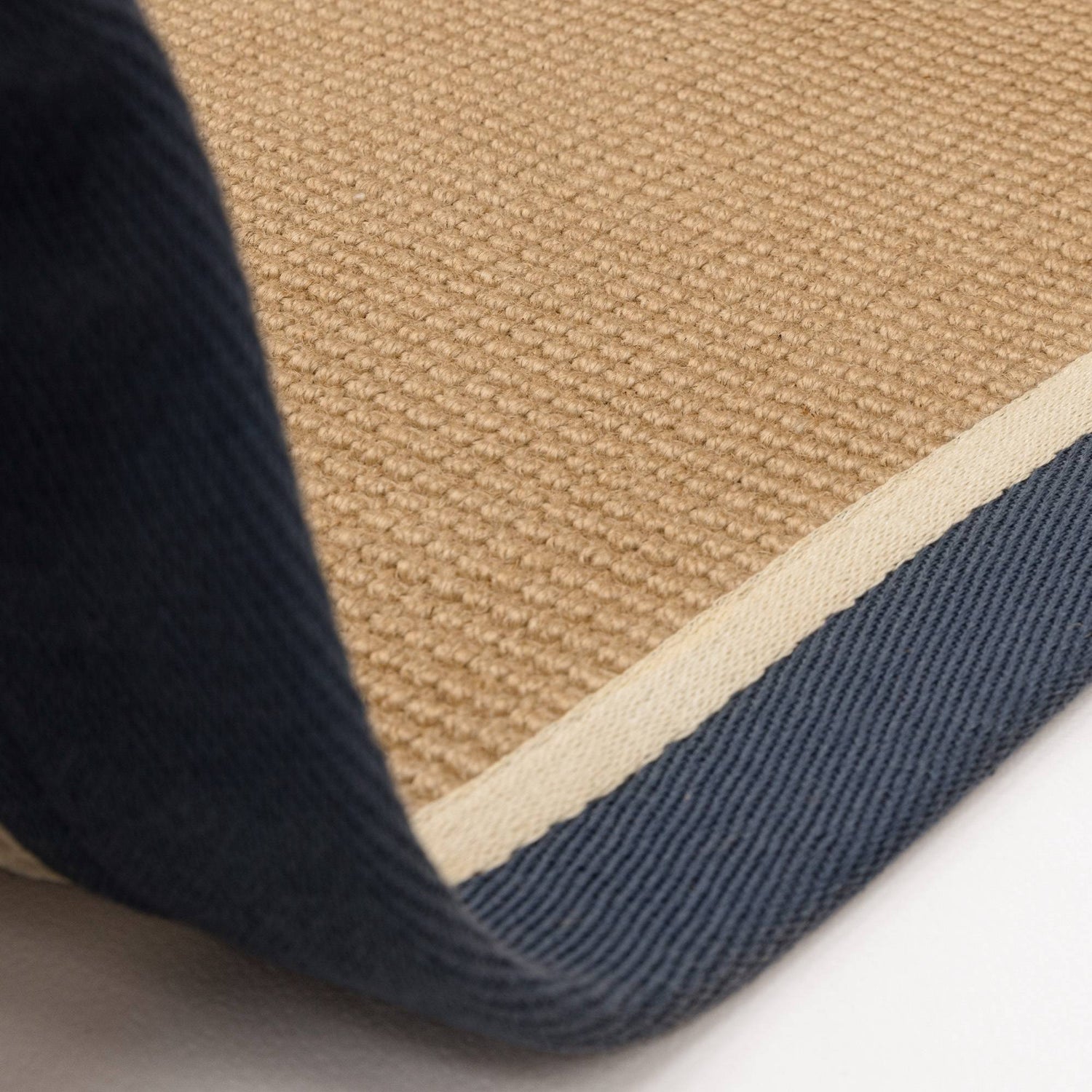 Bordo Boucle Blue Cream Rug - Love-Rugs