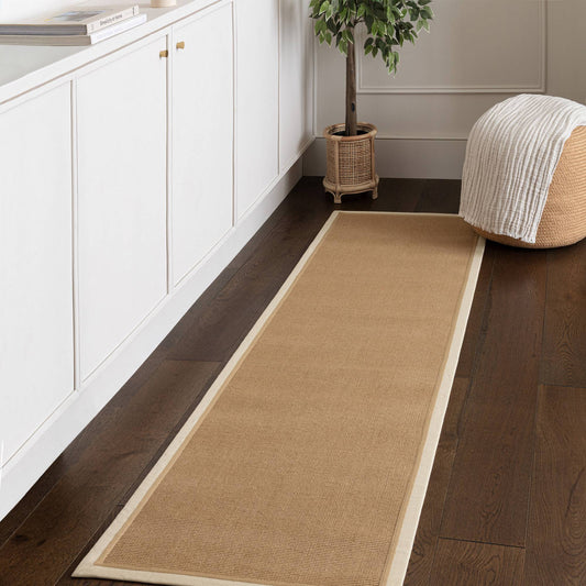 Bordo Boucle Cream Linen Runner Rug - Love-Rugs alternate image