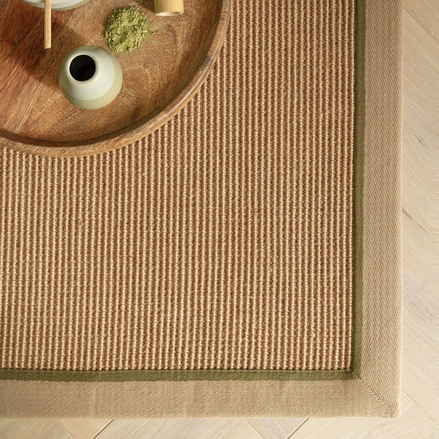 Bordo Boucle Linen Sage Rug - Love-Rugs