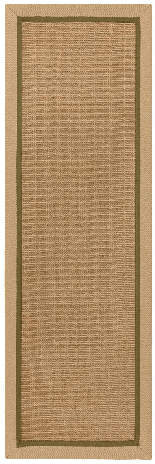 Bordo Boucle Linen Sage Runner Rug - Love-Rugs