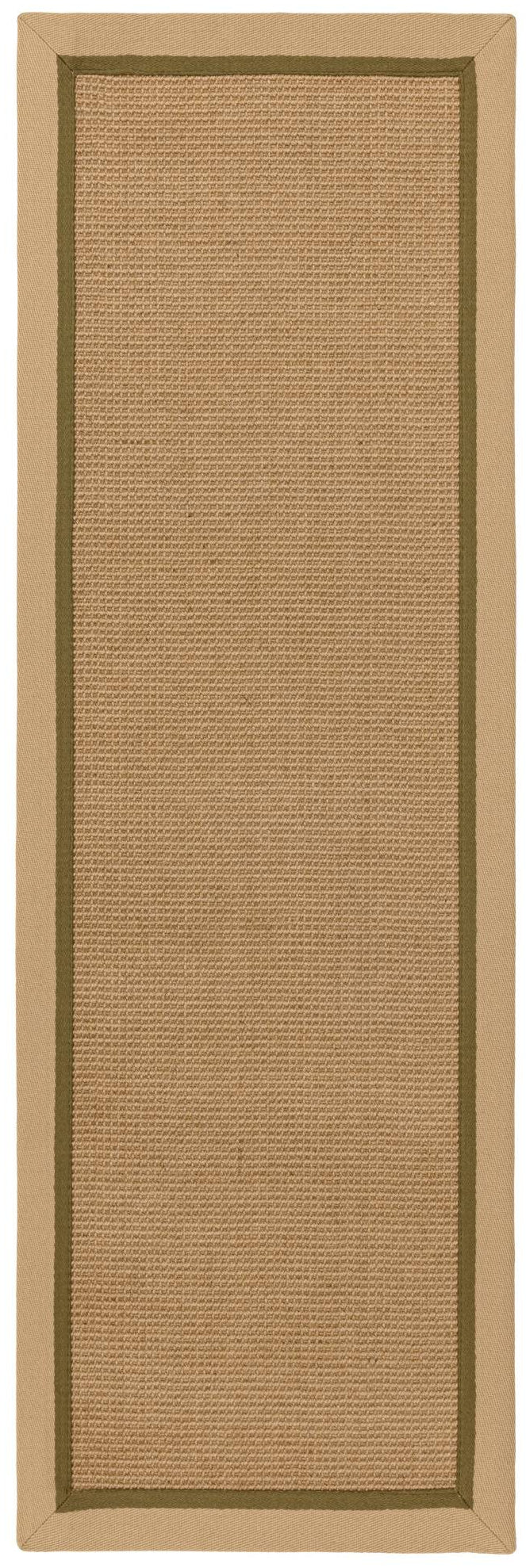 Bordo Boucle Linen Sage Runner Rug - Love-Rugs