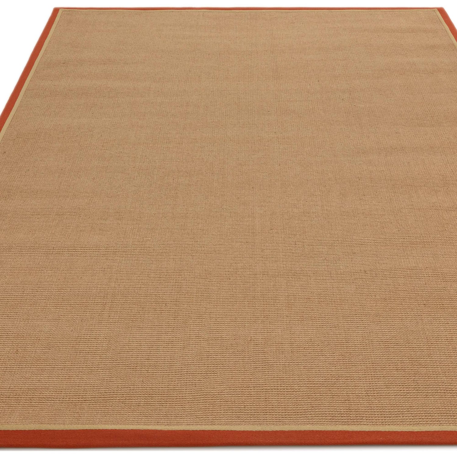 Bordo Boucle Rust Linen Rug - Love-Rugs