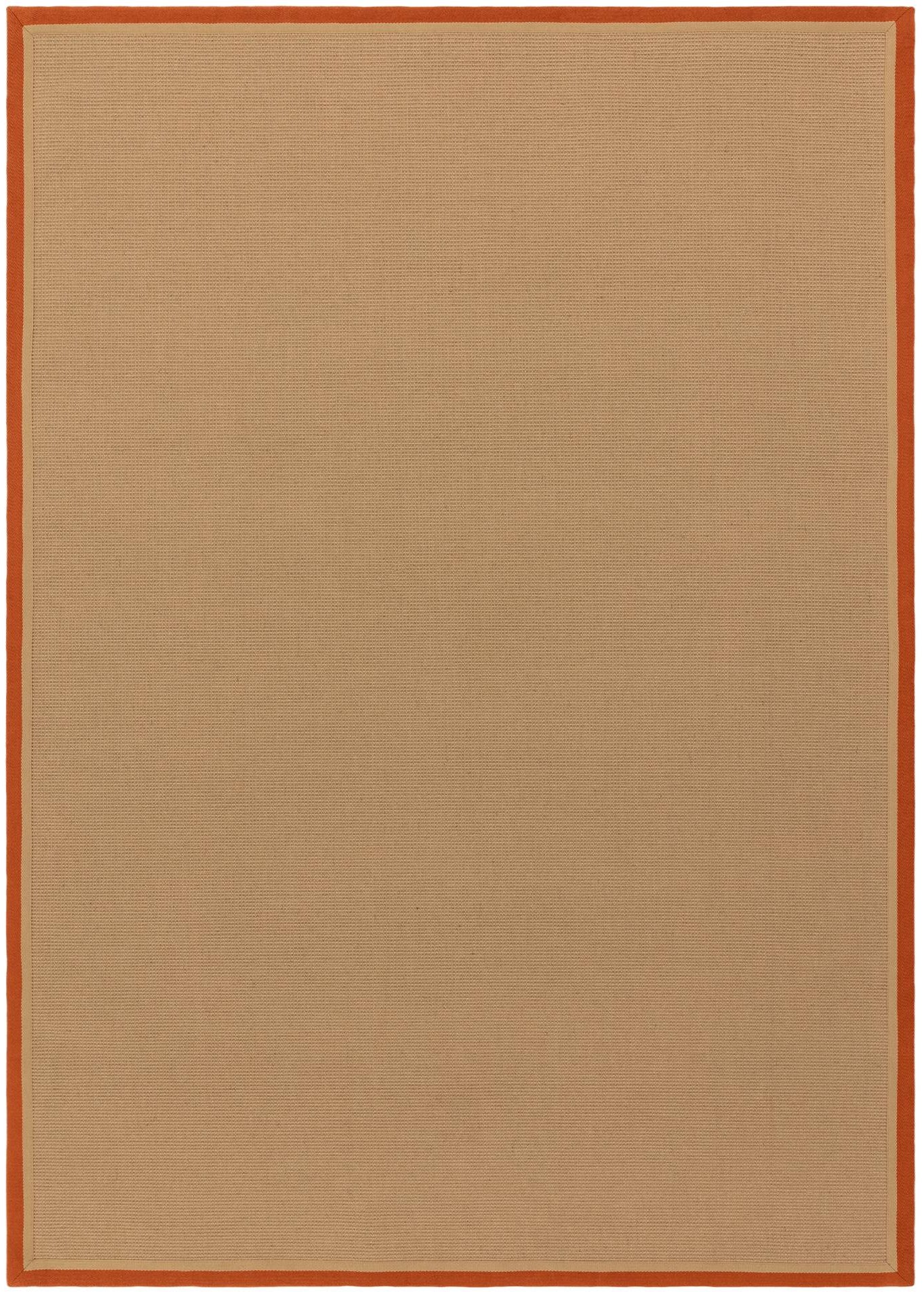 Bordo Boucle Rust Linen Rug - Love-Rugs