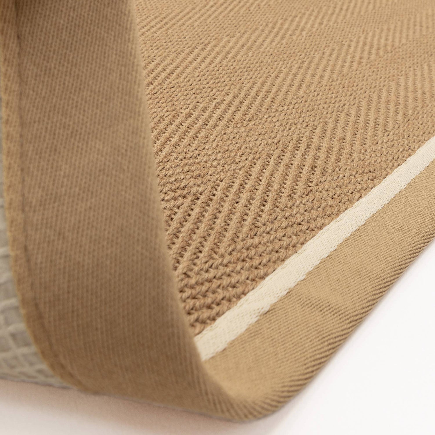 Bordo Herringbone Linen Cream Rug - Love-Rugs
