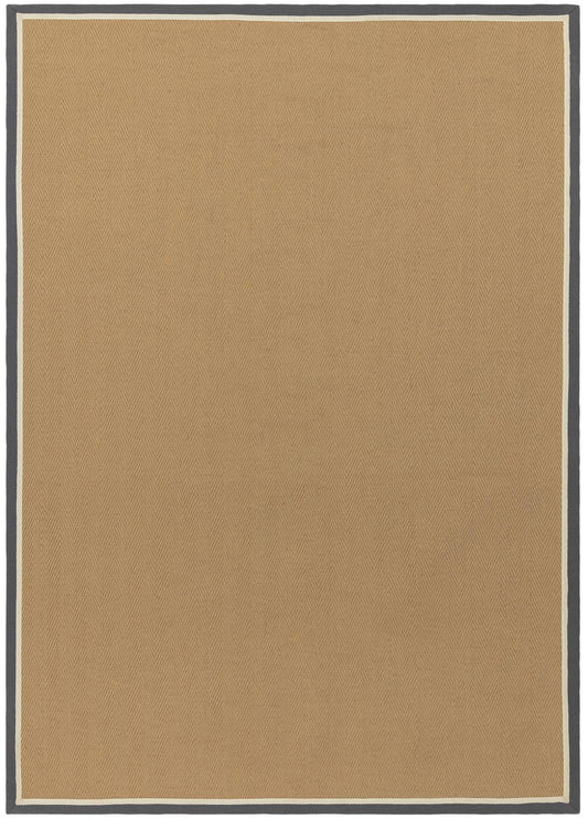 Bordo Herringbone Slate Cream Rug - Love-Rugs