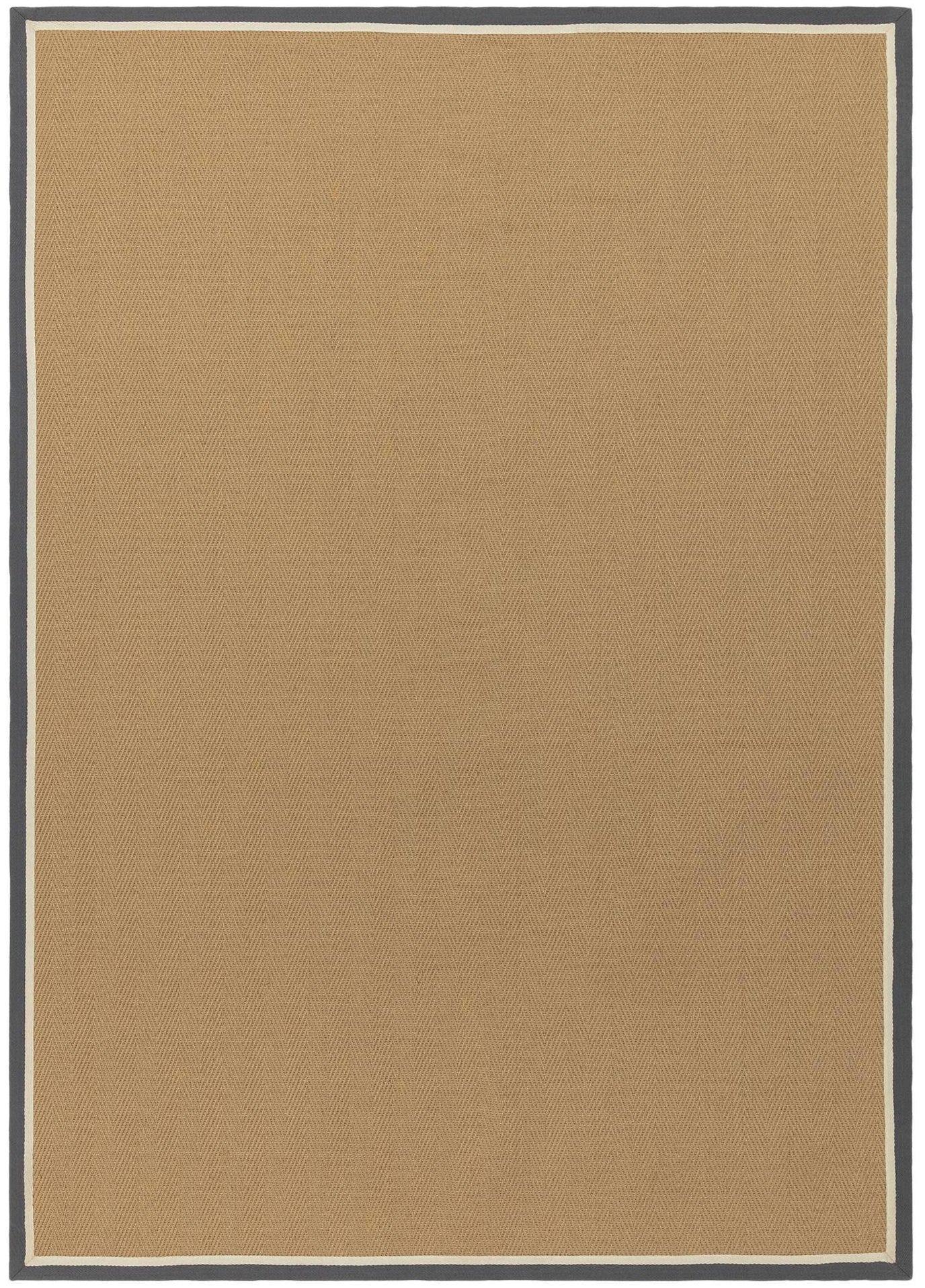 Bordo Herringbone Slate Cream Rug - Love-Rugs