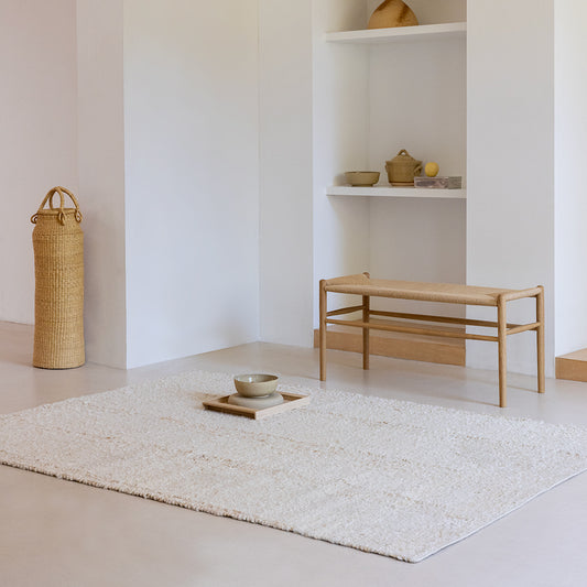 Brink & Campman Craft Fundament Wool White 149309 Rug - Love-Rugs