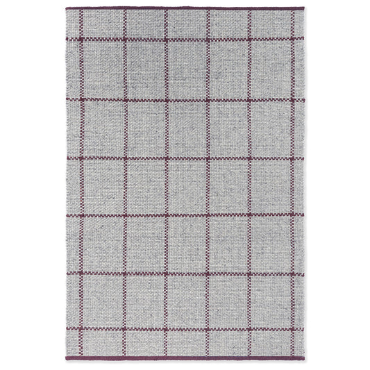 Brink & Campman Craft Matter Check Ash/Stone Red 049100 Rug - Love-Rugs alternate image