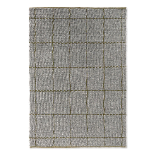 Brink & Campman Craft Matter Check Slate/Olive 049104 Rug - Love-Rugs alternate image