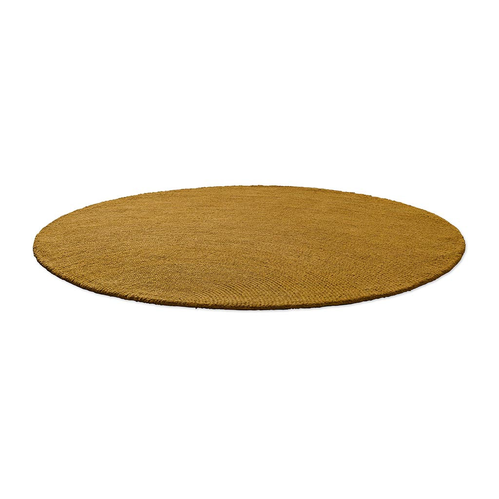 Brink & Campman Decor Echo Ochre 089706 Round Rug - Love-Rugs