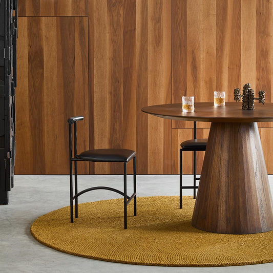 Brink & Campman Decor Echo Ochre 089706 Round Rug - Love-Rugs alternate image