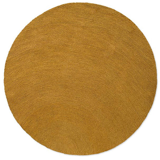 Brink & Campman Decor Echo Ochre 089706 Round Rug - Love-Rugs