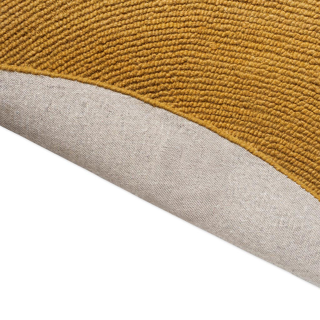 Brink & Campman Decor Echo Ochre 089706 Round Rug - Love-Rugs