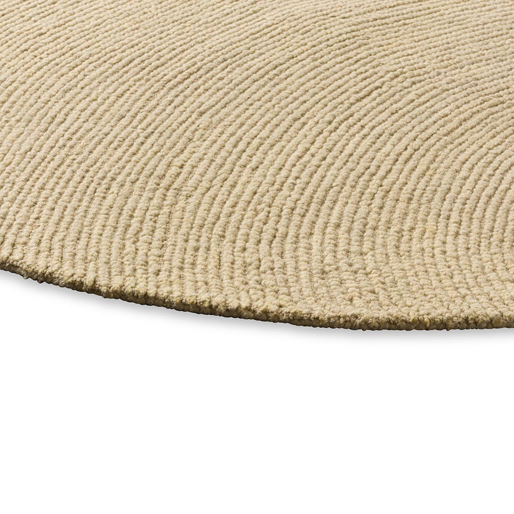 Brink & Campman Decor Echo Sand 089701 Round Rug - Love-Rugs