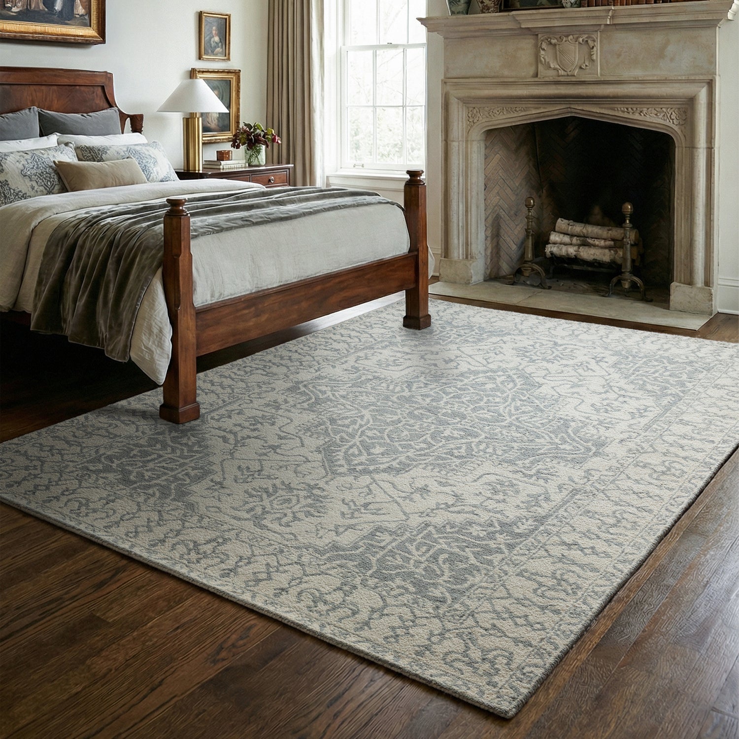 Bronte Silver Rug - Love-Rugs