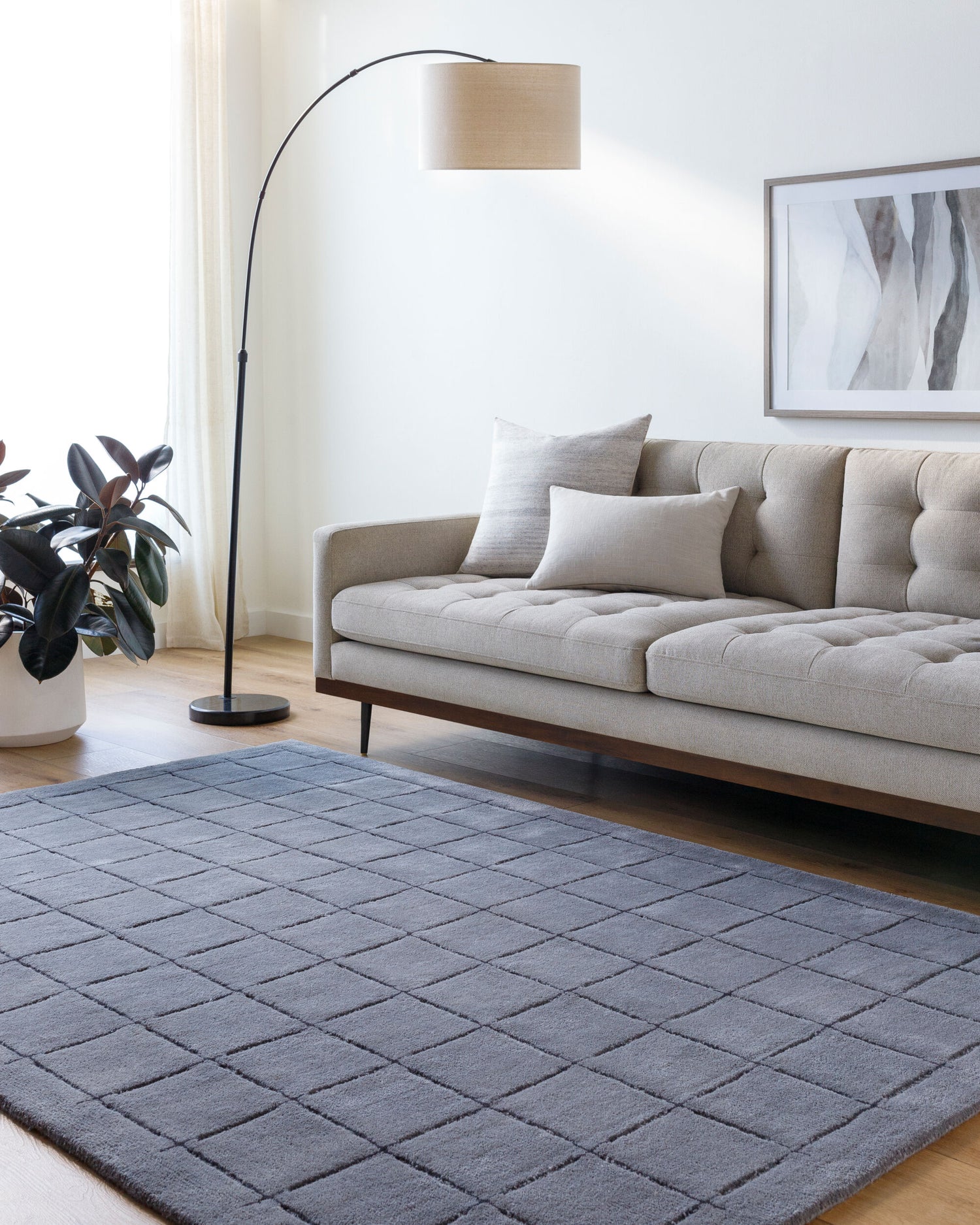 Brook BKO2335 Blue Rug - Love-Rugs