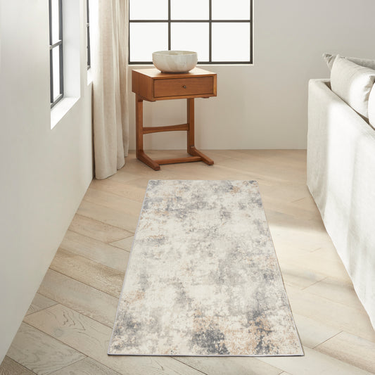 Calvin Klein Enchanting  ECH07 Ivory/Grey Runner Rug alternate image