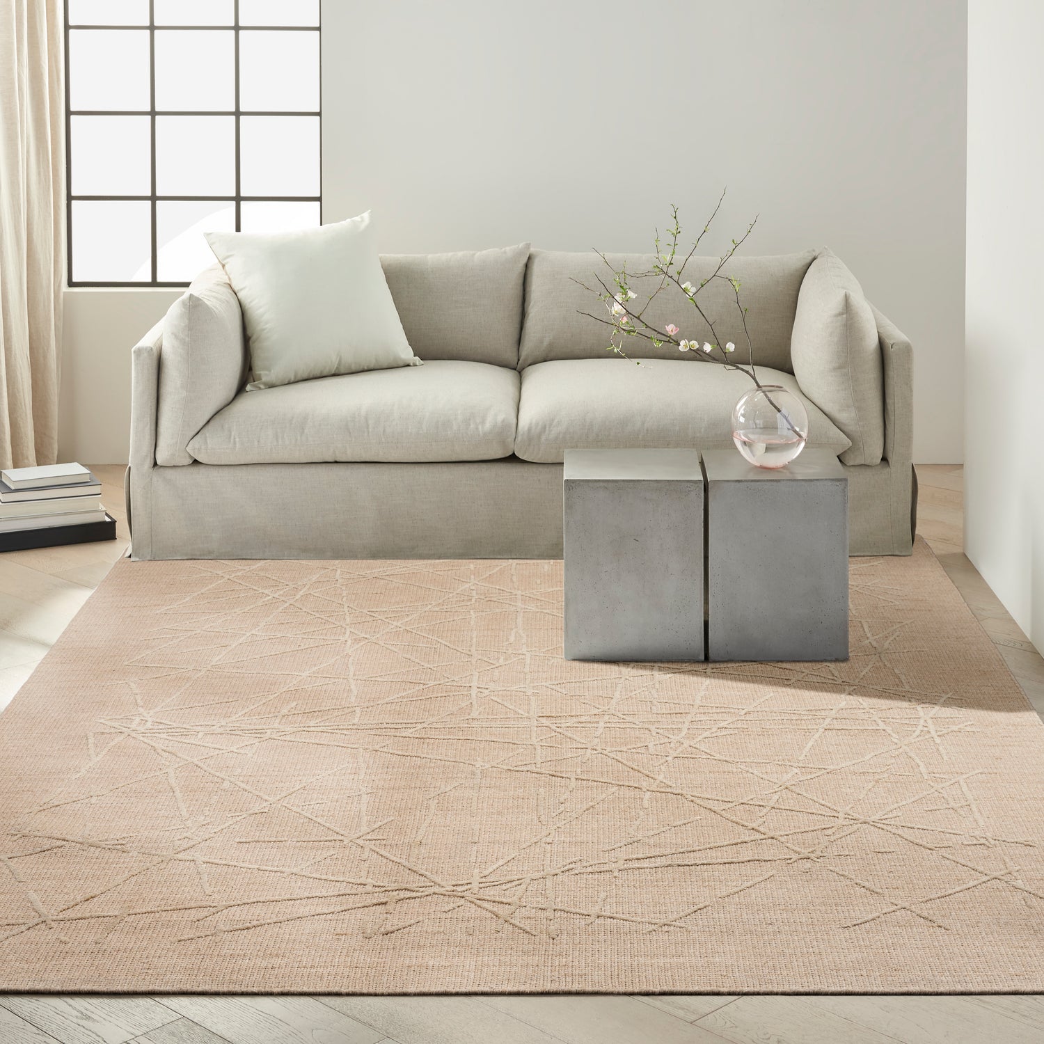 Calvin Klein CK044 Wander WND01 Ivory Grey Rug