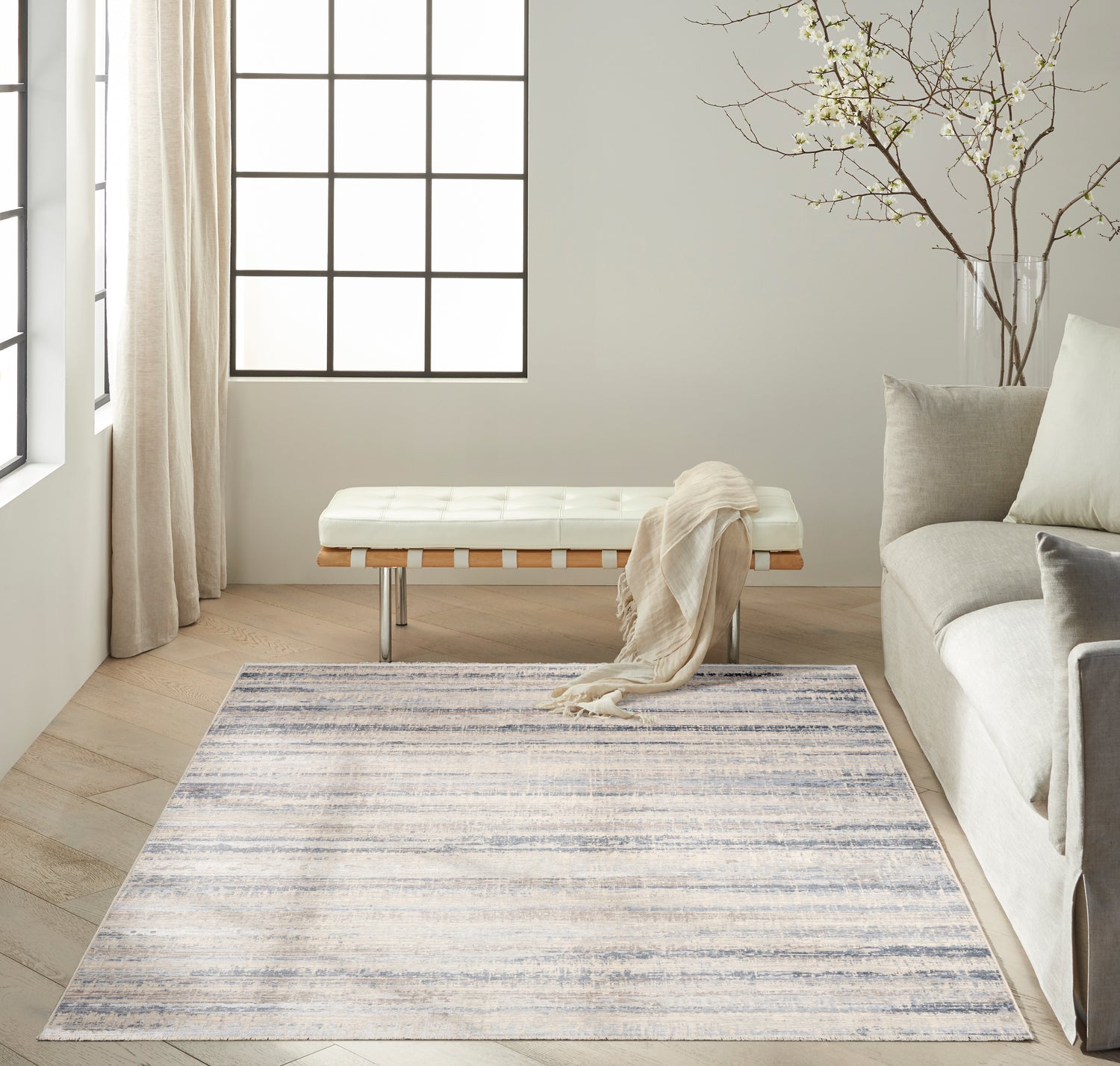 Calvin Klein CK089 DRIFT DRF03 Blue Rug