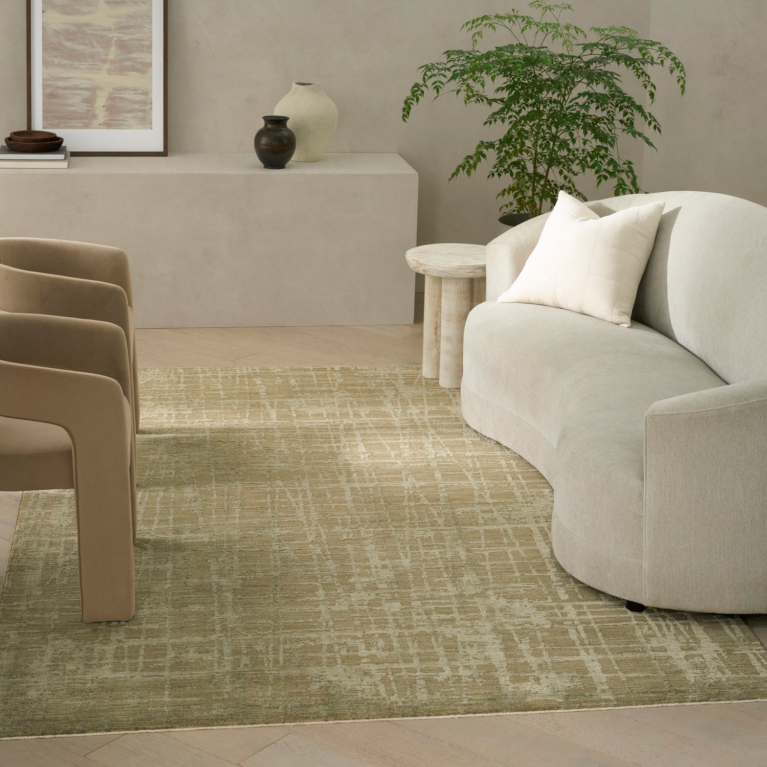Calvin Klein CK090 Latitude LTD01 Green Rug