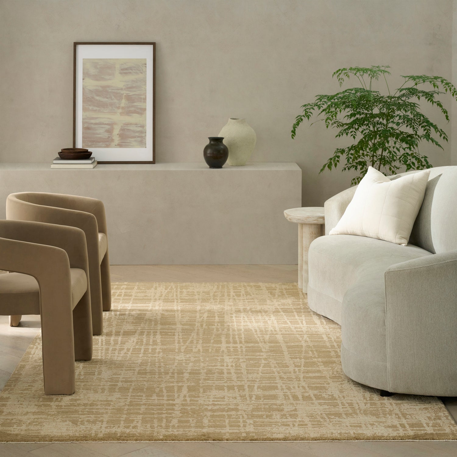 Calvin Klein CK090 Latitude LTD01 TAUPE Rug