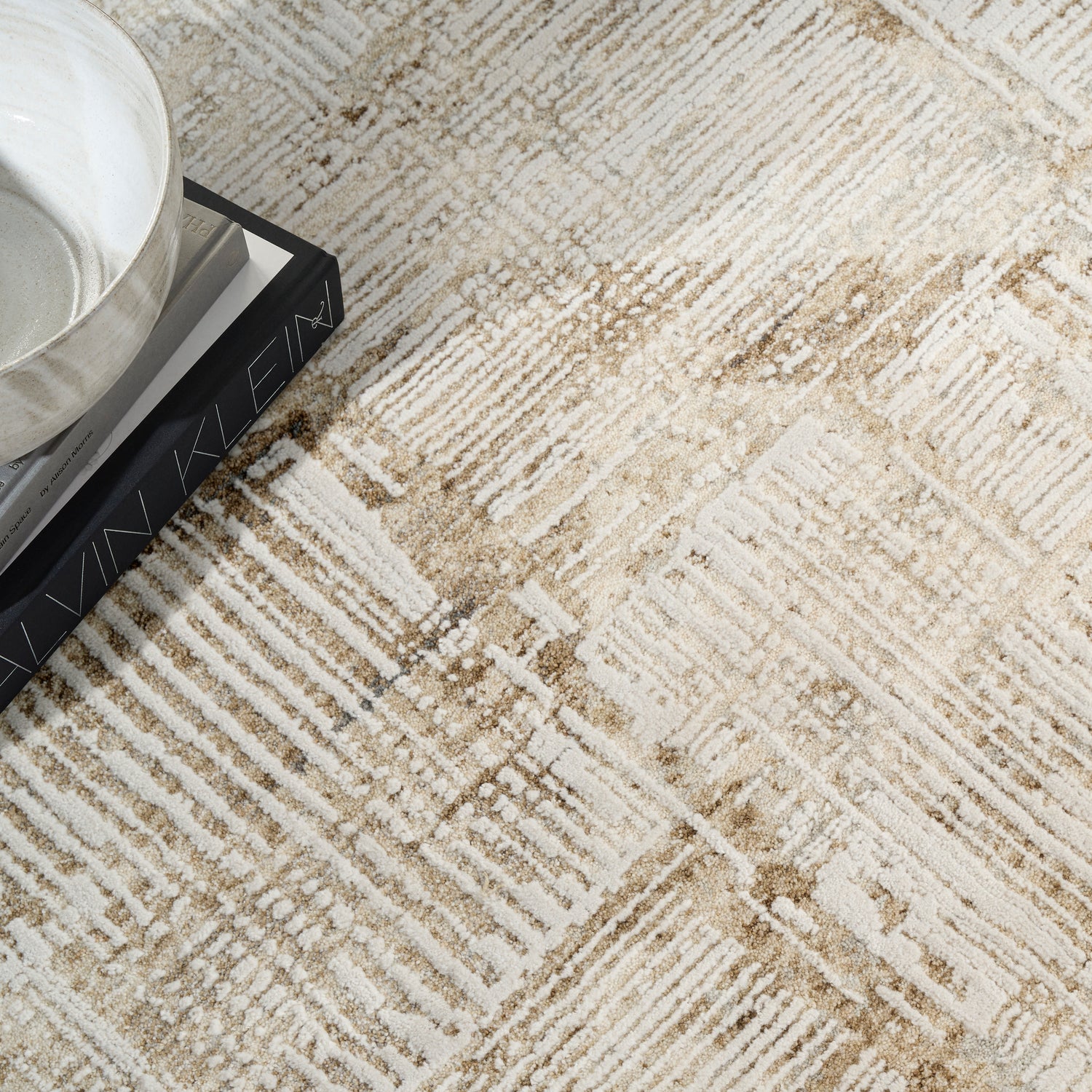 Calvin Klein CK078 Summit SUM02 MOCIV Mocha Ivory Rug - Love-Rugs