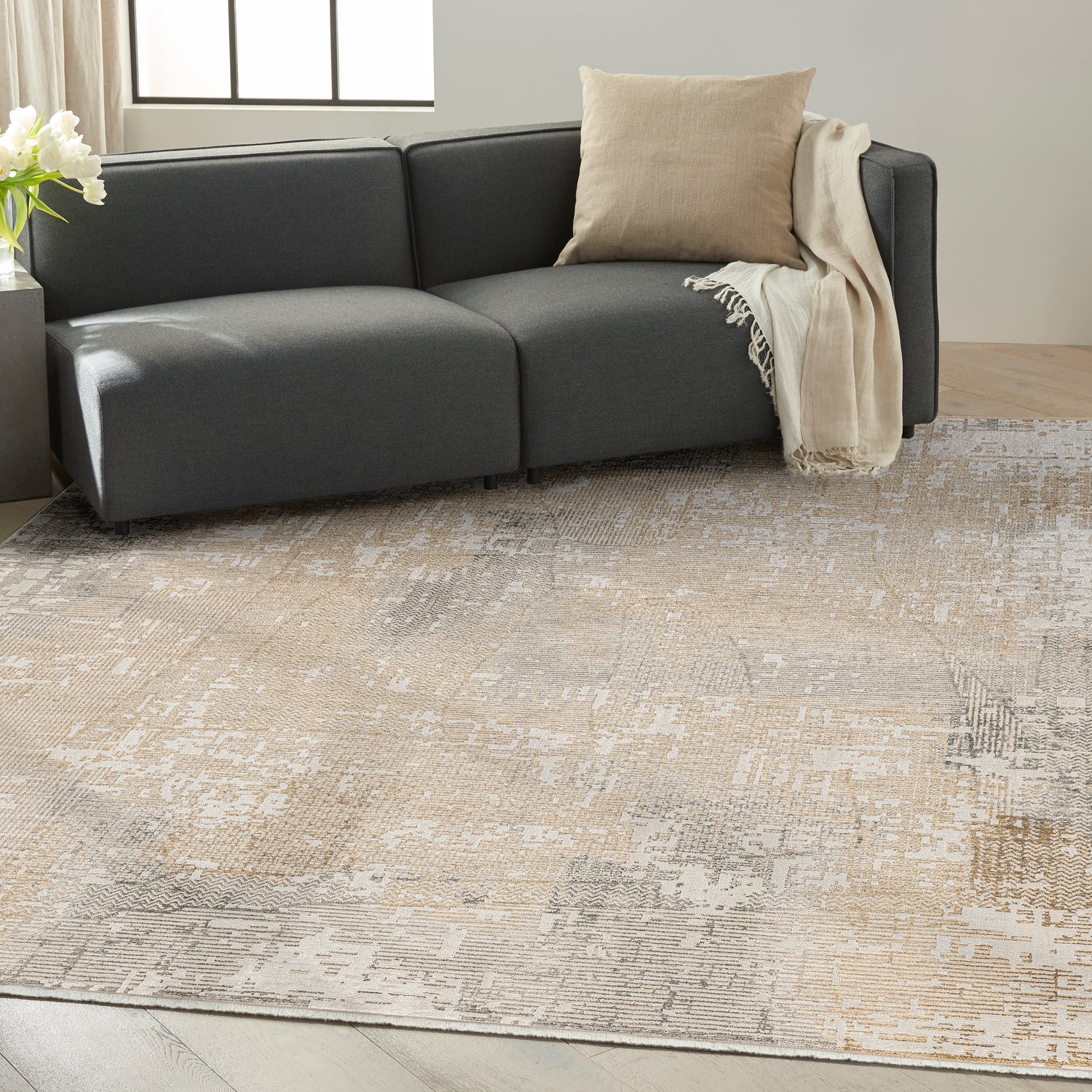 Calvin Klein CK078 Summit SUM05 CRMIV Cream Ivory Rug - Love-Rugs