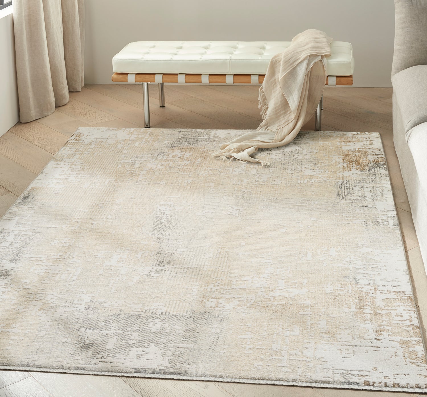 Calvin Klein CK078 Summit SUM05 CRMIV Cream Ivory Rug - Love-Rugs