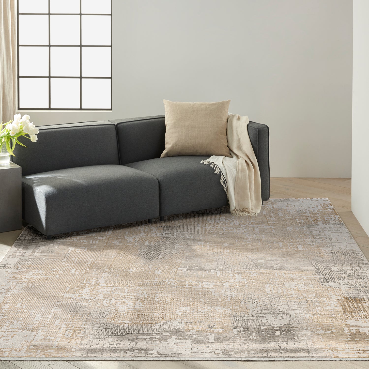 Calvin Klein CK078 Summit SUM05 CRMIV Cream Ivory Rug - Love-Rugs