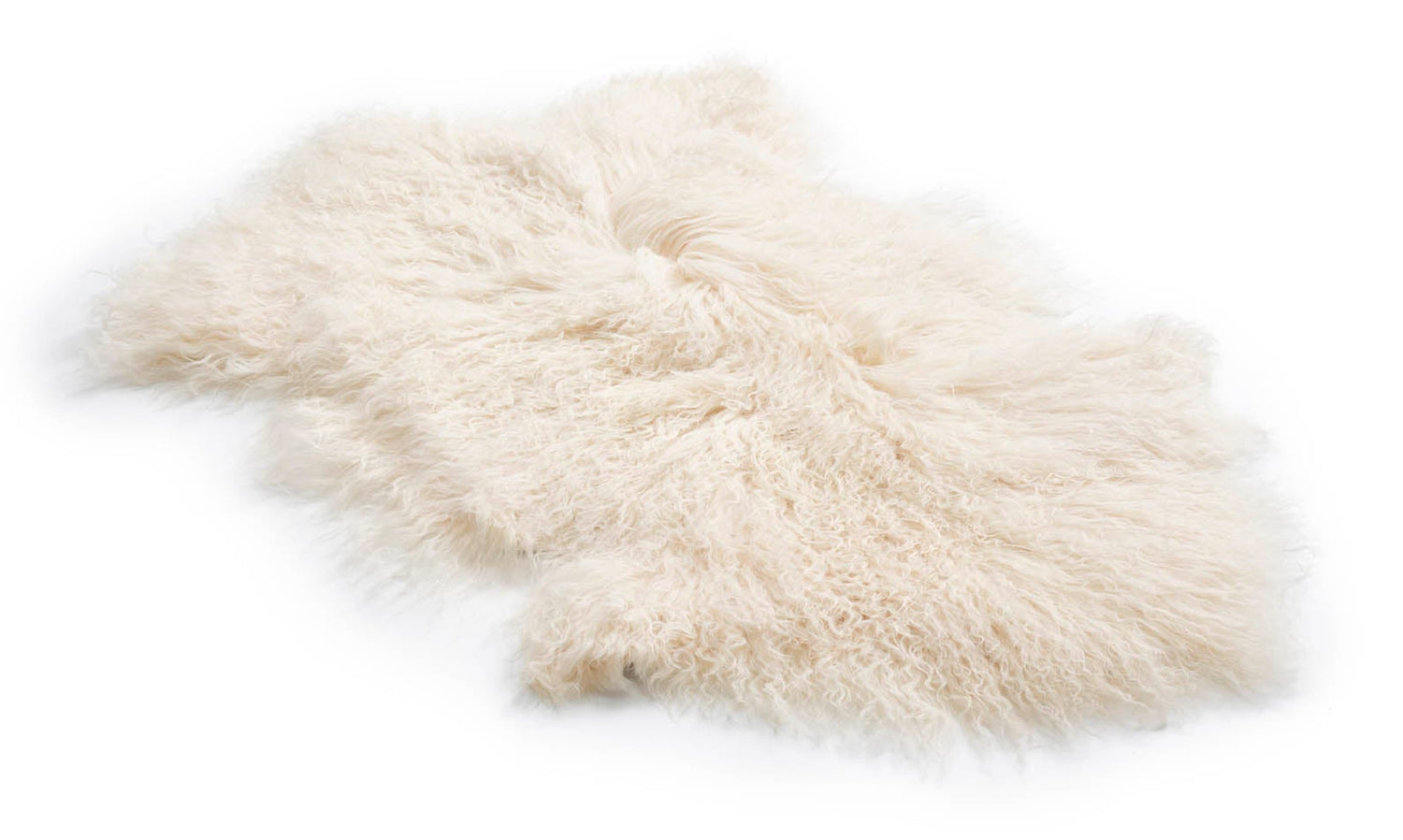 Bowron Sheepskins Nomad Tibetan Lambskins Champagne Hide Rug