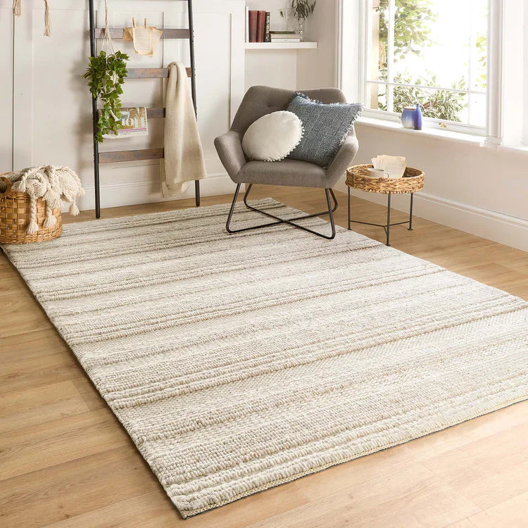 Chunky Knit Cream Rug - Love-Rugs
