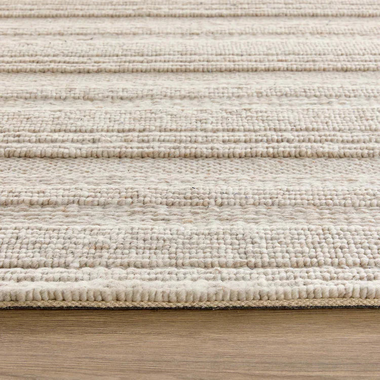 Chunky Knit Cream Runner Rug - Love-Rugs